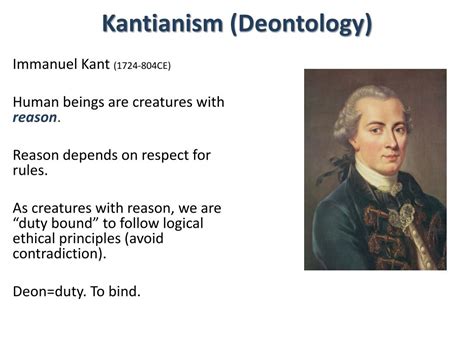 kantianism deontology